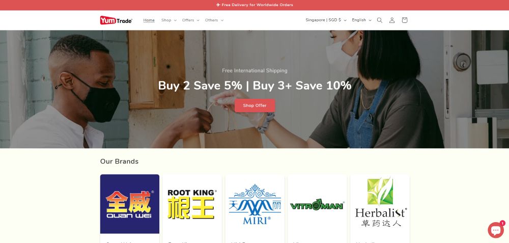 YumTrade E-commerce Website